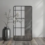 Miroir sur mesure argenté