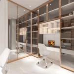 Miroir sur mesure argenté