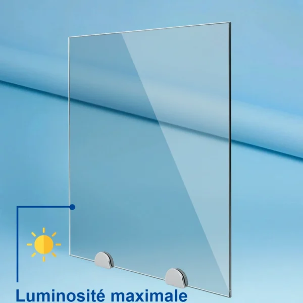 Verre extra clair sur mesure