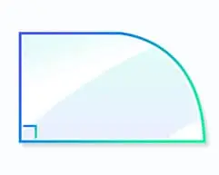 forme rectangle un arrondi A