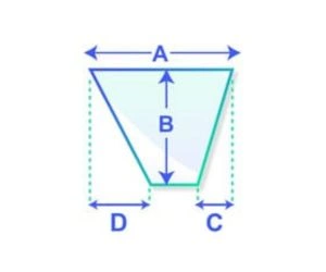Trapèze non rectangle b