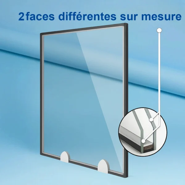 Double vitrage épaisseurs des verres au choix