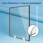 Double vitrage feuilleté : 2 faces feuilletées
